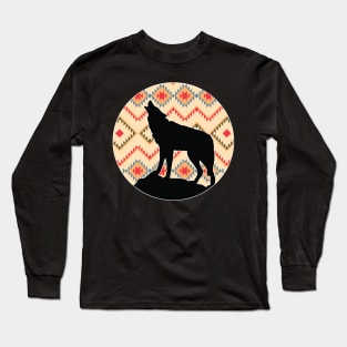 Wolf Pattern - 4 Long Sleeve T-Shirt